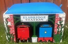 Rare Thomas Train Wooden Vintage Toy Box Storage Elsbridge Station