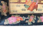 Royal Satsuma Cigar Tray Dish Geisha Design Gold Raised Moriage