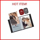 Photo Album 8x10 Clear Pages Pockets Leathe Cover Slip Slide In Photo Album Hold