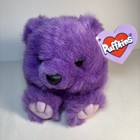 Vintage 1994 Puffkins Violet Purple Bear Plush Swibco Stuffed Animal Toy 4  Nwt