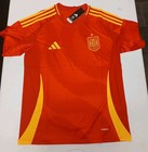 Spain Soccer Home Jersey Red Color Medium Size Free Shipping
