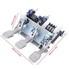 3 Pedal Pneumatic Tire Changer Valve Kit Alloy Frame Foot Control 8mm Tube
