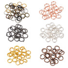 50-200pcs lot 3-20 Mm Jump Rings Split Rings Connectors For Diy Jewelry Finding 
