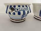 Lot Of 2 Vintage Oreo Cookies Ice Cream Shoppe Sundae Ice Cream Bowls   Oreo Mug