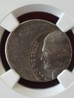  nd  Jefferson Nickel Error Struck 40  Off Center Ngc Graded Ms65 6fs Full Steps