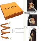 Genuine Vachetta Leather Crossbody Strap Genuine Leather Adjustable Replaceme