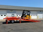 45 000lbs Metal Yard Ramp - 26  X 90  Wide - Mobile Container Ramp