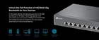 New Tp-link Tl-sx1008 8-port 10g Desktop rackmount Unmanaged Gigabit Ethernet