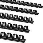 100 Pack 19 Ring Binding Combs  Multi Sizes  3 8 Inch  1 2 Inch  5 8 Inch  3    