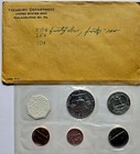 1963 Franklin Us Proof Set  5 Coins With Original Government Envelope