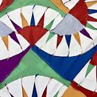 Handmade New York Beauty Dazzling Cotton Patchwork Quilt Top topper 86x86 