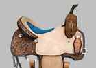 Western Leather Barrel Horse Saddle Hand Tooled   Tack Set 10  To 18  Free Ship