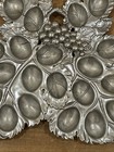 Arthur Court Grape Leaf Design Aluminum Deviled Egg Holder Serving Platter