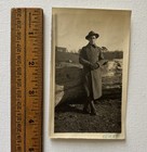Antique Wwi Era Snapshot Photo Lot Army Military Men In Uniform Winter 1917