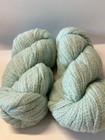 Lot 2 Skein Peru Novelty Soft Baby Alpaca Ribbon Yarn W nylon 7 2oz 204gr 4006 A