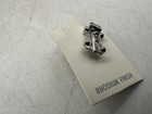 Indy 500 Car F1 Indianapolis Racing Tie Tack Hat   Lapel Pin   Rhodium Finsih