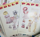 Vtg    80-2000s Uncut Paper Dolls From Magazines Nice Variety   Cond  Dozens 2 Pgs