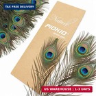 Piokio 50 Pcs Bulk Peacock Feathers  10-12 Inch