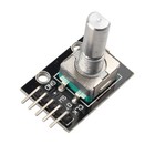 5pcs Ky-040 Rotary Encoder Module Knob Push Button W Theaded Shaft   Nut Arduino