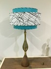 Mid Century Vintage Style 3 Tier Fiberglass Lamp Shade Modern Atomic Retro Tb3