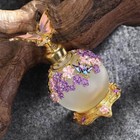 1x Reusable Retro Purple Butterfly Perfume Bottle Lady Essential Oil Bottle 25ml