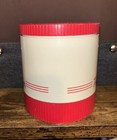 Vtg Tim Hortons Thermos Aladdin s Insulated Advertising Thermos W Freezable Lid