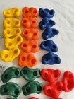Zenfun - 25 Piece Rock Climbing Holds - Indoor   Outdoor Rock Wall Climbing Kit