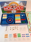 Monopoly Deluxe Edition Game Complete Parker Brothers Gold Tokens Carousel 1995