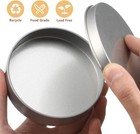 Candy Stora Box Set - 10 Pcs Round Metal Tins With Lids For