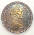 1967 Canada Centennial Goose 80  Silver Dollar Coin - Nice Toning 