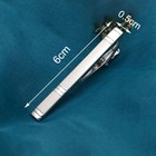 Men Silver Metal Tie Clip Holder Necktie Skinny Pin Clasp Bar Wedding Party   