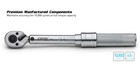 Capri Tools 1 4 In  Drive 30-150 In lbs Industrial Torque Wrench