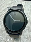 Movado Bold Black Dial 43 5mm Men   s Watch Swiss Quartz Mb 01 1 34 6102 Mint 