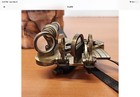 Maritime Brass Nautical Sextant Leather Case Kelvin Hughes London 1917 