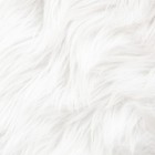 Faux Fur Fabric Craft For 10x10 Inches  White 