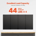 Vevor Metal Pegboard Panels 4 Pcs 24  X 12  Wall Organizer For Garage Tool