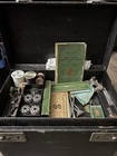 Singer 221-1 Portable Electric Sewing Machine W  Case   Manual
