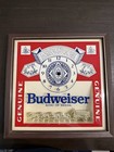 Budweiser Genuine Deluxe Label  king Of Beers  Battery Clock