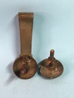 Antique Door Knocker 19thc Cast Brass From Portugal Two Part With Striker Button