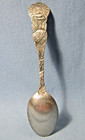 1893 Chicago Worlds Fair Columbian Exposition Sterling Silver Souvenir Spoon