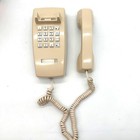 At t Traditional 100 Wall Telephone Ivory Vintage 1990 Corded Landline Phone
