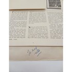 Signed Estes Kefauver 1956 2 Pg Magazine Article United States Senate Memo