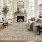Area Rugs 8x10 Washable Non-slip  Large Moss Vintage Boho Traditional Carpet    