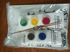 Vintage 1999 Dimensions Fabric Art Silk Painting Kit 14  Christmas Tree Banner