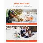 Uimoso Portable Propane Heater For 1lb-40lb Tanks  18 000 Btu Single Burner