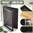 Jersey Frame Display Case Wall Mounted Football Basketball Frame Storage Box Us