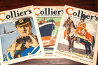 Collection Collier s Weekly Magazine Antique Illustrated Advertising World War I