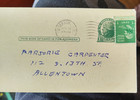 Vintage  Tv Television History Postal Card Fullerton Pa 1959 Raytheon Tubes