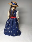 Vintage Handcrafted Wooden Doll Turned Wood Figurine 7 5 Inch
