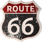 High-definition Route 66 Metal Sign 12  X 12  - Unique Gift For Collectors